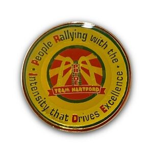 McDonald’s Pin Team Hartford Pride 1980s People Intensity Excellence Lapel Pin